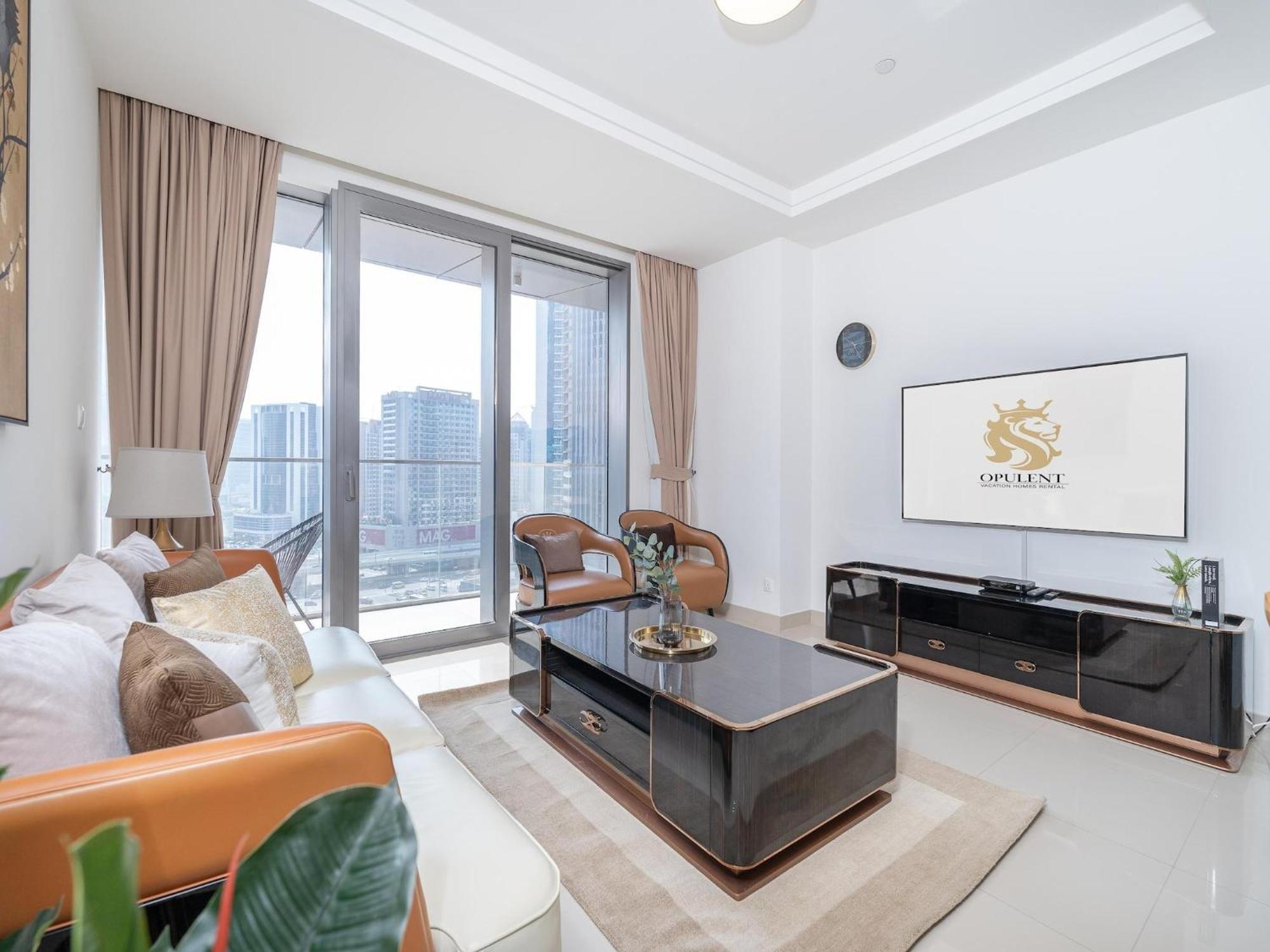 Luxurious Stylish Apartments Across Dubai Mall Burj Khalifa City Views Exterior photo