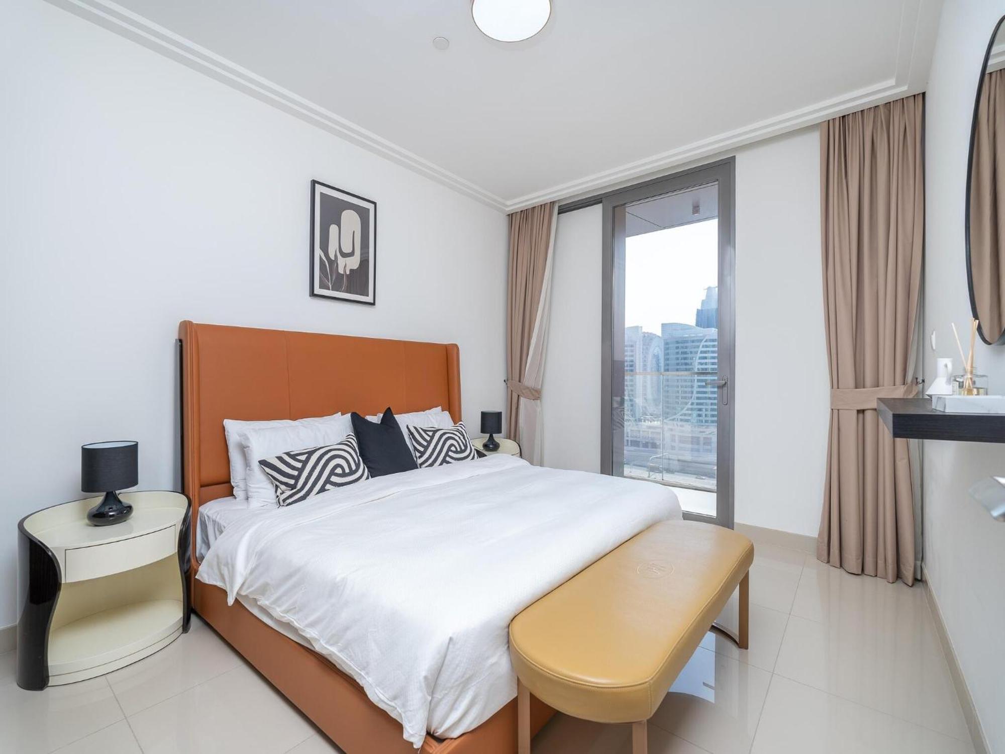 Luxurious Stylish Apartments Across Dubai Mall Burj Khalifa City Views Exterior photo